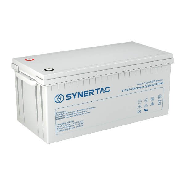 12V200Ah Super Cycle AGM Battery - SYNERTAC